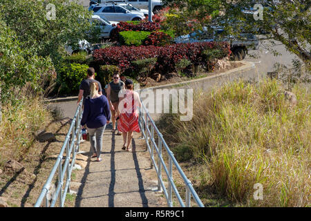 Viste di Townsville da Castle Hill Foto Stock