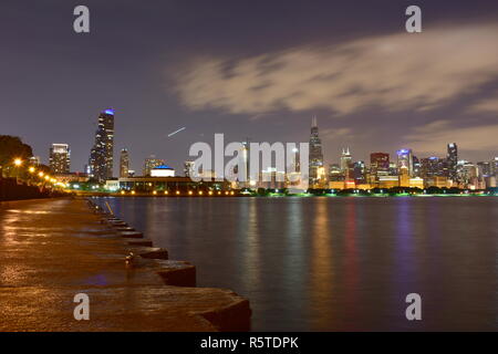 Chicago, Illinois - USA - Luglio 1, 2018: Nord sullo skyline di Chicago Foto Stock