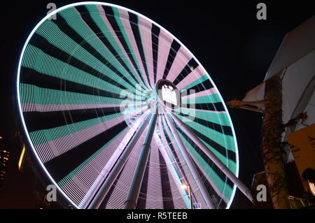 Chicago, Illinois - Stati Uniti d'America - 31 dicembre 2016: la grande ruota in Navy Pier Foto Stock
