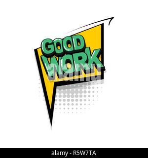 Testo di fumetti raccolta effetti sonori pop art style Illustrazione Vettoriale