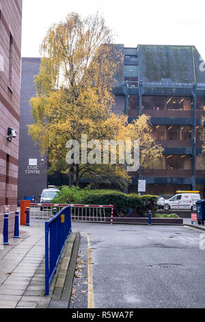 Il centro civico vicino borough toad, Middlesbrough Foto Stock