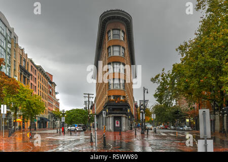 L'Hotel Europa in costruzione Gastown, Vancouver, British Columbia, Canada Foto Stock