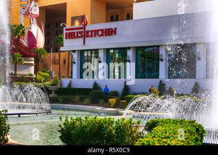 Gordon Ramsay Hell's Kitchen ristorante a Las Vegas, Nevada Foto Stock