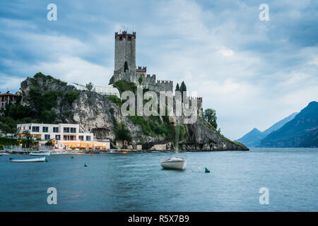 Malcesine, Lago di Garda, Italia, Europa. Foto Stock