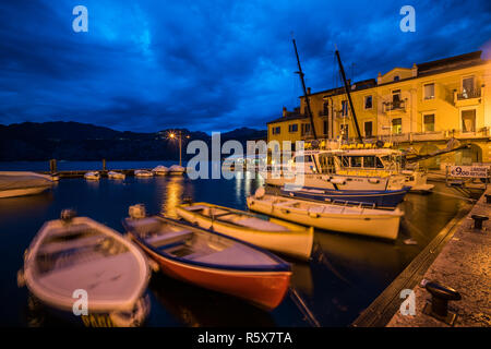 Malcesine, Lago di Garda, Italia, Europa. Foto Stock