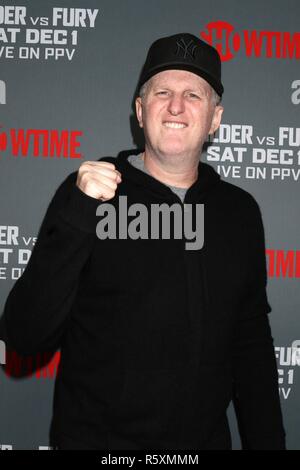 Los Angeles, CA, Stati Uniti d'America. 1 dicembre, 2018. Michael Rapaport presso gli arrivi per VIP Party Red Carpet per il World Heavyweight Championship lotta Wilder vs. furia, Staples Center di Los Angeles, CA 1 dicembre 2018. Credito: Priscilla concedere/Everett raccolta/Alamy Live News Foto Stock