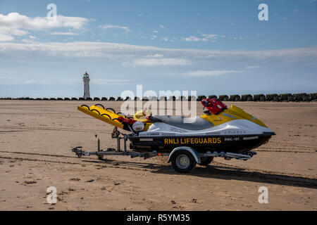 New Brighton RNLI Life Guard Foto Stock