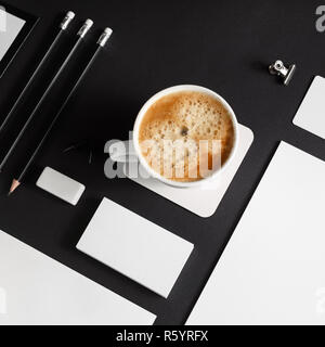 Vuoto modello di branding Foto Stock