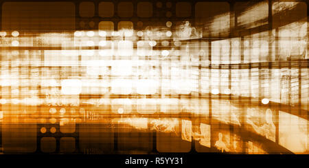 La tecnologia dinamica Foto Stock