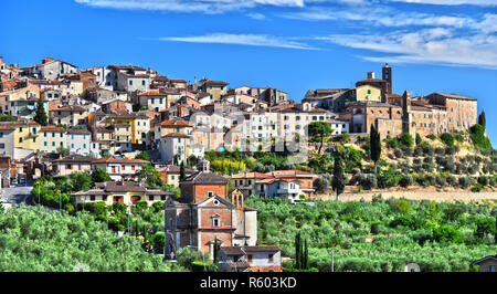 Città di Chianciano Terme in Toscana, Italia Foto Stock