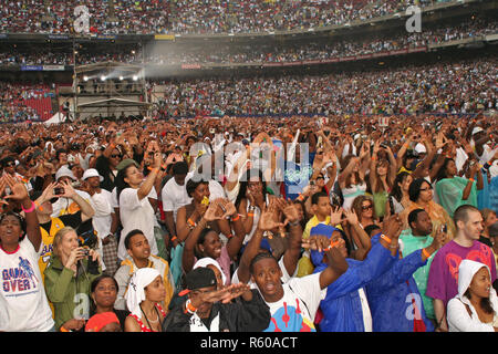 Rutherford, NJ - Giugno 02: atmosfera al XIV annuale 97 calda estate inceppamento al Giants Stadium di Sabato, Giugno 2, 2007 in Rutherford, NJ. (Foto di Steve Mack/S.D. Mack foto) Foto Stock