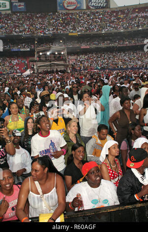 Rutherford, NJ - Giugno 02: atmosfera al XIV annuale 97 calda estate inceppamento al Giants Stadium di Sabato, Giugno 2, 2007 in Rutherford, NJ. (Foto di Steve Mack/S.D. Mack foto) Foto Stock