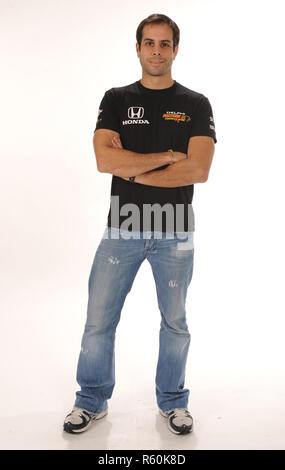 Vitor Meira di nuovo il Brasile partecipa alla Indy Racing League media day a Homestead-Miami Speedway a Homestead, Florida il 26 febbraio 2008. Foto Stock