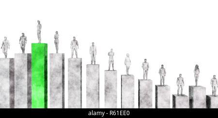 Business strategia di gestione Foto Stock