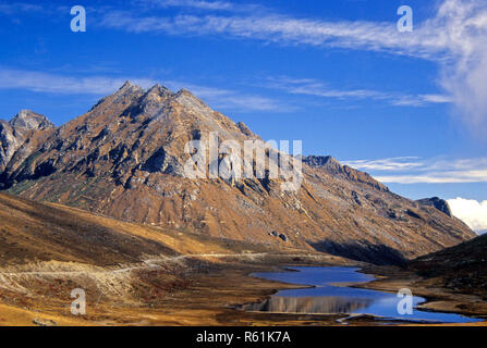 Paradise Lago Passo Sella (13714), Arunachal Pradesh, India Foto Stock