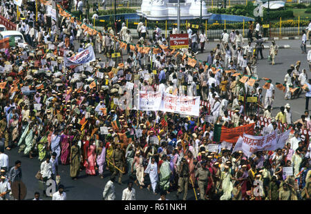 Attività di persone, agitazione, India Foto Stock