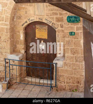 Casa di Simone il conciatore nella vecchia Jaffa, Israele Foto Stock