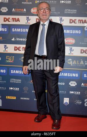 Milano, Italia. 03 Dic, 2018. Milano. Tappeto rosso del Gran GalÃ del Calcio 2018 nell'immagine: Credit: Indipendente Agenzia fotografica/Alamy Live News Foto Stock