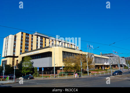 Hotel Olsanka, Olsanske namesti, Zizkov, Praga, Repubblica Ceca Foto Stock