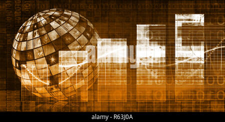 Piattaforma multimediale Foto Stock