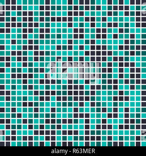 Square Mosaico Tavolozza dei colori . colore armonia combo Foto Stock