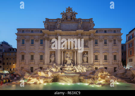Fontana di Trevi, Roma, Italia Foto Stock