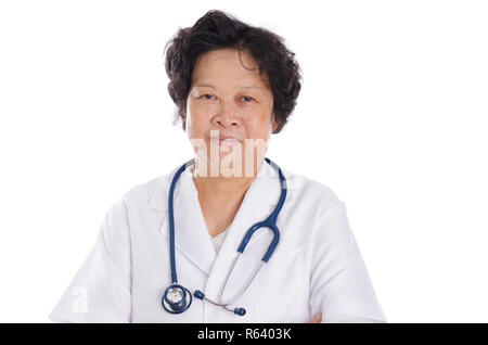 Professional femmina asiatica medico Foto Stock