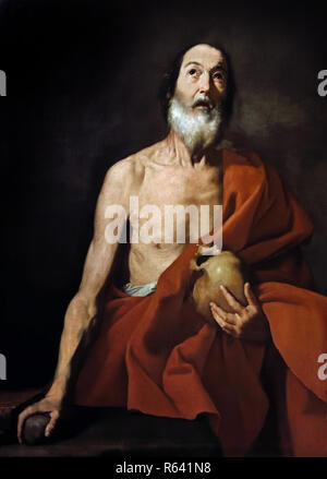 San Girolamo - San Girolamo, 1648, Jusepe de Ribera 1591-1652, del XVII secolo, l'Italia, italiano. Foto Stock