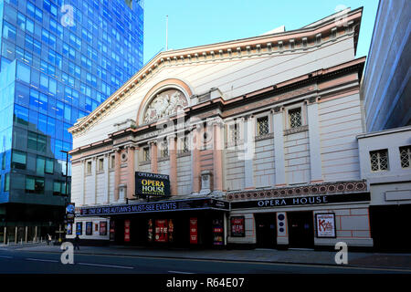 L'Opera House, il Quay Street, Manchester City, Lancashire, Inghilterra, Regno Unito Foto Stock