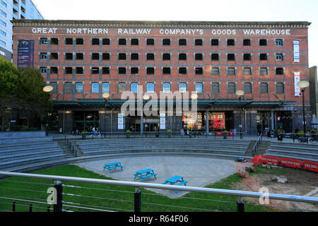La GNER magazzino Edificio, Deansgate, Manchester City, Lancashire, Inghilterra, Regno Unito Foto Stock
