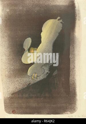 Miss Loie Fuller. Dimensioni: 38 cm x 27,8 cm, 36,6 cm x 26,3 cm. Museo: Van Gogh Museum di Amsterdam. Autore: de Toulouse-Lautrec Henri. Henri de Toulouse-Lautrec. Foto Stock