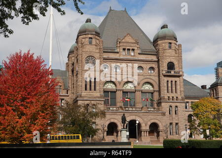 Ontario provinciale edificio del Parlamento europeo a Toronto Foto Stock