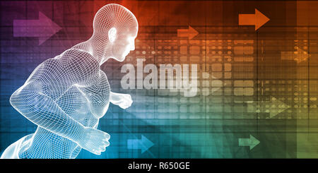 App Fitness Foto Stock