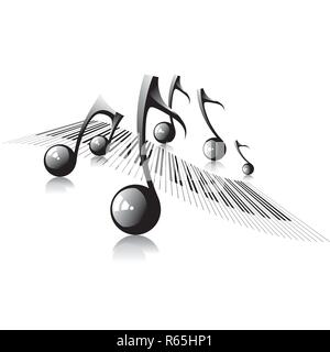 Musica di sottofondo Illustrazione Vettoriale