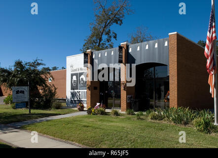 Laurel e Hardy Museum di Harlem Georgia USA Foto Stock