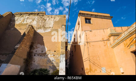 Casteddu (significato quartiere del Castello di Cagliari (HDR) Foto Stock