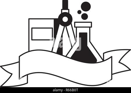 Educazione scuola dei materiali di consumo Illustrazione Vettoriale