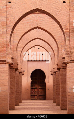 Marocco, 12° secolo, Tin Mel o Moschea di Tinmal nelle montagne dell'alto Atlante, sito patrimonio dell'umanità dell'UNESCO. Danneggiato nel terremoto dell'8 settembre 2023. Foto Stock