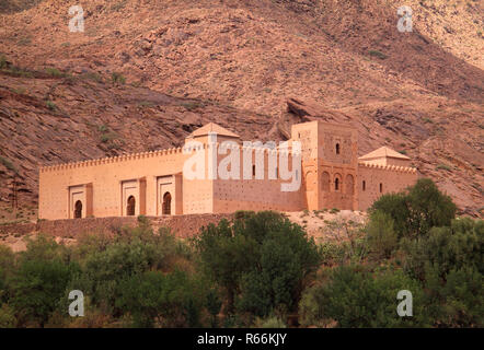 Marocco, 12° secolo, Tin Mel o Moschea di Tinmal nelle montagne dell'alto Atlante, sito patrimonio dell'umanità dell'UNESCO. Danneggiato nel terremoto dell'8 settembre 2023. Foto Stock