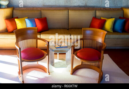 David e Gladys Wright house progettata da Frank Lloyd Wright, Phoenix, Arizona Foto Stock