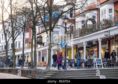 The Pantiles, Royal Tunbridge Wells, Kent, Regno Unito Foto Stock