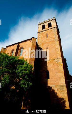 Chiesa Collegiata di Santa Maria - Mora de Rubielos - Spagna Foto Stock