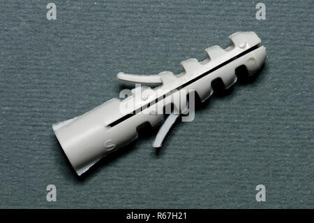 Una plastica tappo a espansione Foto Stock