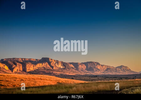 Sunrise nel Parco Nazionale di Isalo Foto Stock