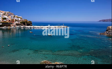 Vista mare al villaggio di Bali Foto Stock