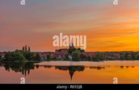 Mölln in Germania Foto Stock