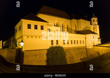 Al Castello di Spilberk, Brno, Repubblica Ceca Foto Stock