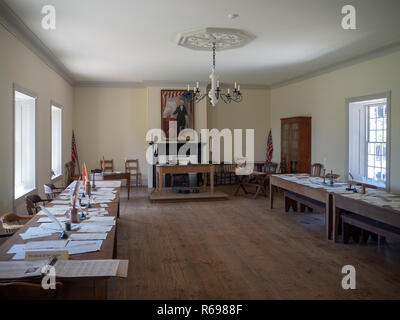 Colton Hall Museum, Monterey, California, Stati Uniti d'America Foto Stock