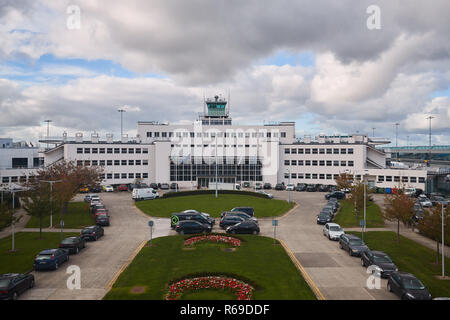 Il vecchio aeroporto di Dublino edificio, Aeroporto di Dublino, Repubblica di Irlanda Foto Stock