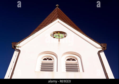 Chiesa su Amrum Foto Stock